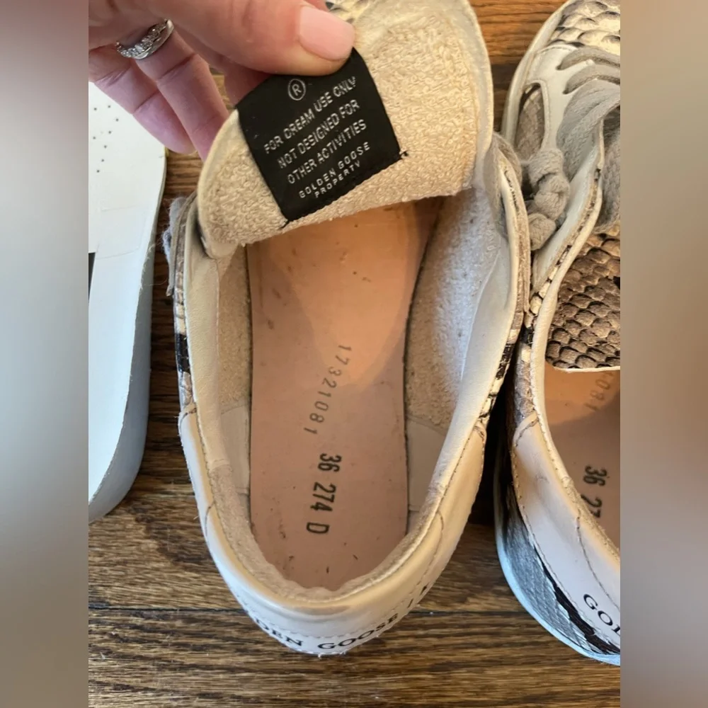 Golden Goose Superstar ⭐️ Snake Embossed Nordstrom Exclusive - Picture 6 of 7